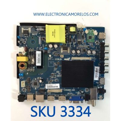 MAIN FUENTE (COMBO) ELEMENT / NUMERO DE PARTE 103100069 / CV6486H-A42 / 7.D6486HA42110.3A6 / 106218 / CV6486H_A42_11_171117 / B83D4E0F47E8 / E18147-1-SY / PANEL T395TGA4BFT / MODELO E2SW3918